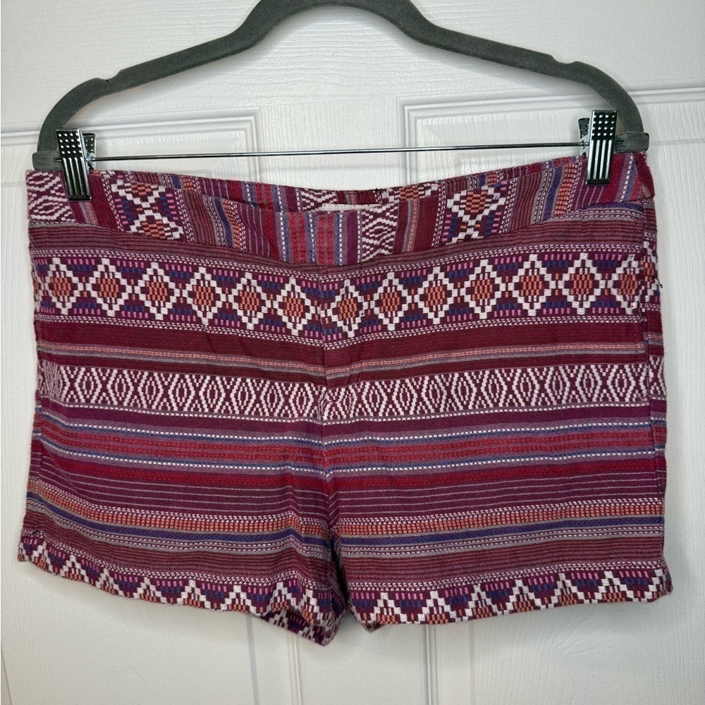 Merona Women's Patterned Shorts - Red and Purple